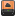Orange iDisk B Icon 16x16 png
